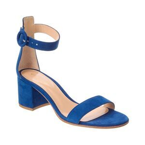 Gianvito Rossi Suede Sandal, Blue